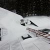 Shoz sněhu pomocí horolezecké techniky