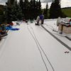 Oprava ploché střechy - Sika folie, Rtyně v Podkrkonoší - při realizaci