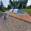 Montáž terasy z tvrdého dřeva kolem bazénu, Trutnov - po realizaci
